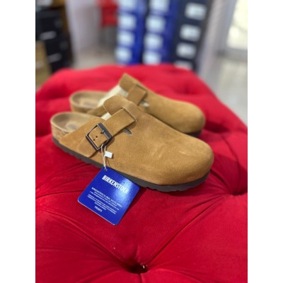 Birkenstock suede leather...