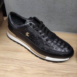 Italian leather sport shoe