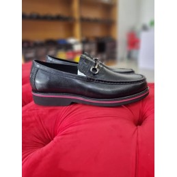 High sole leather Shoe