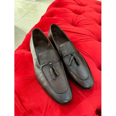 black polo loafers
