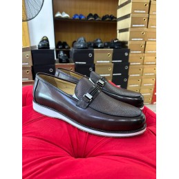 Brown casual sneakers with...