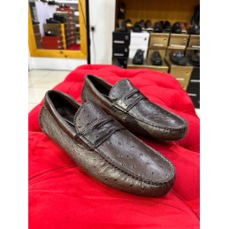 Anax croc skin loafers