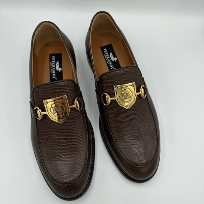Peter Ascot  brown loafers