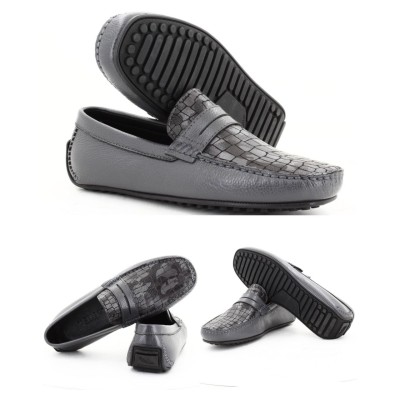 Genio gray leather drivers