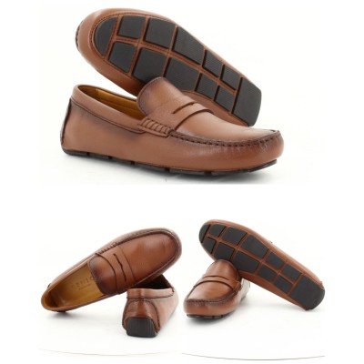 Genio brown penny leather...