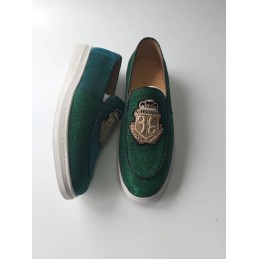 green cupsole sneakers