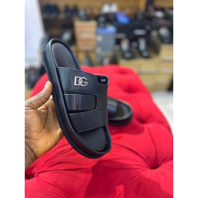 DG black pams slippers